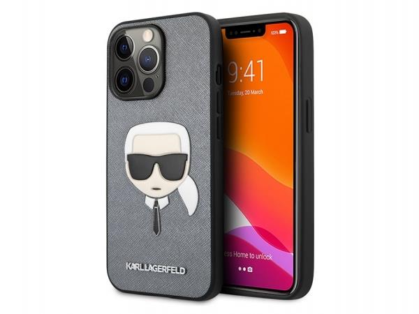 قاب چرمی آیفون 13 پرو طرح کارل CG Mobile iphone 13 Pro Karl Lagerfeld Leather Case